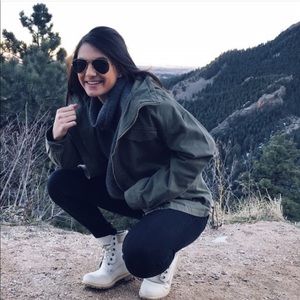 Light wash timberland boots